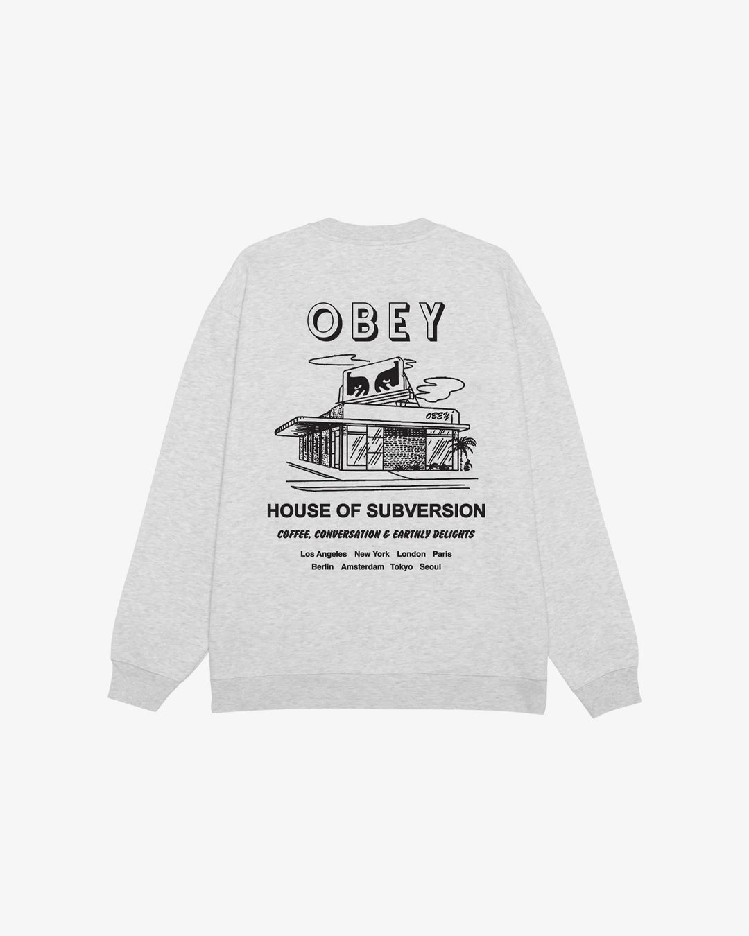 Obey House Of Subversion Crewneck