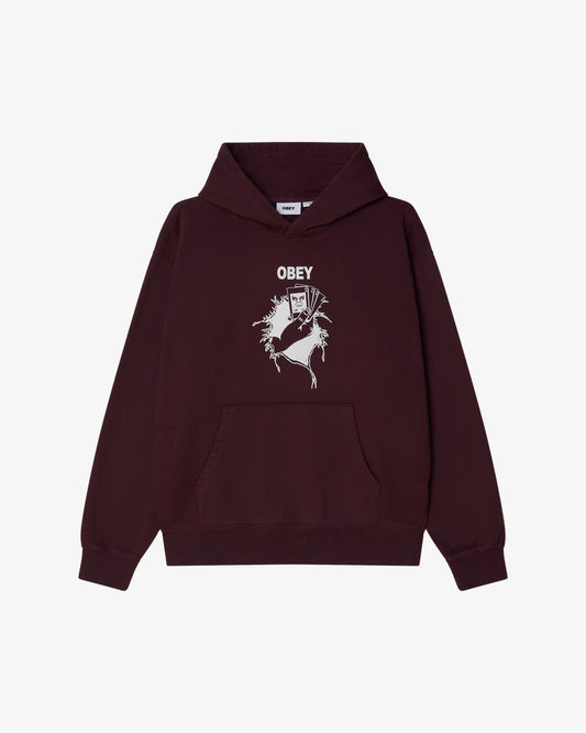 Obey Bad Seeds Faded Pullover Hood